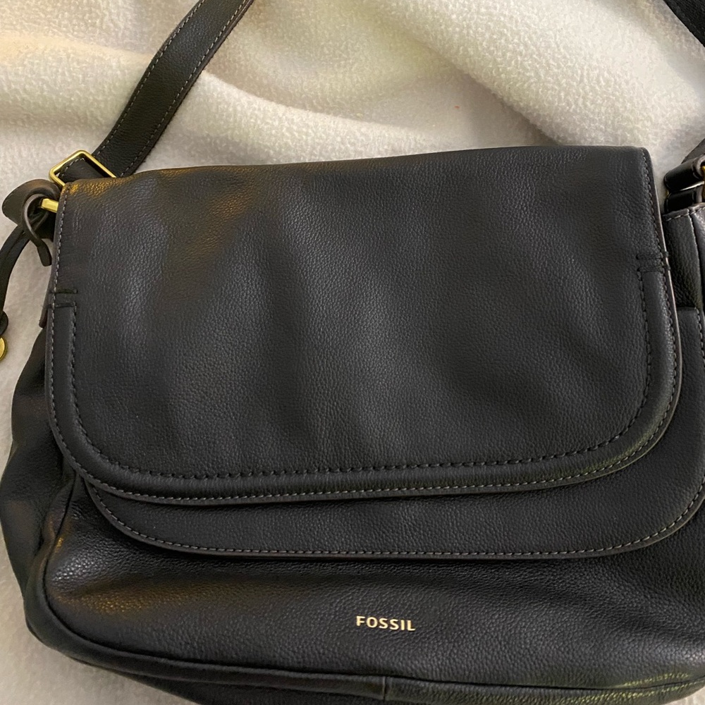 Fossil Black satchel
